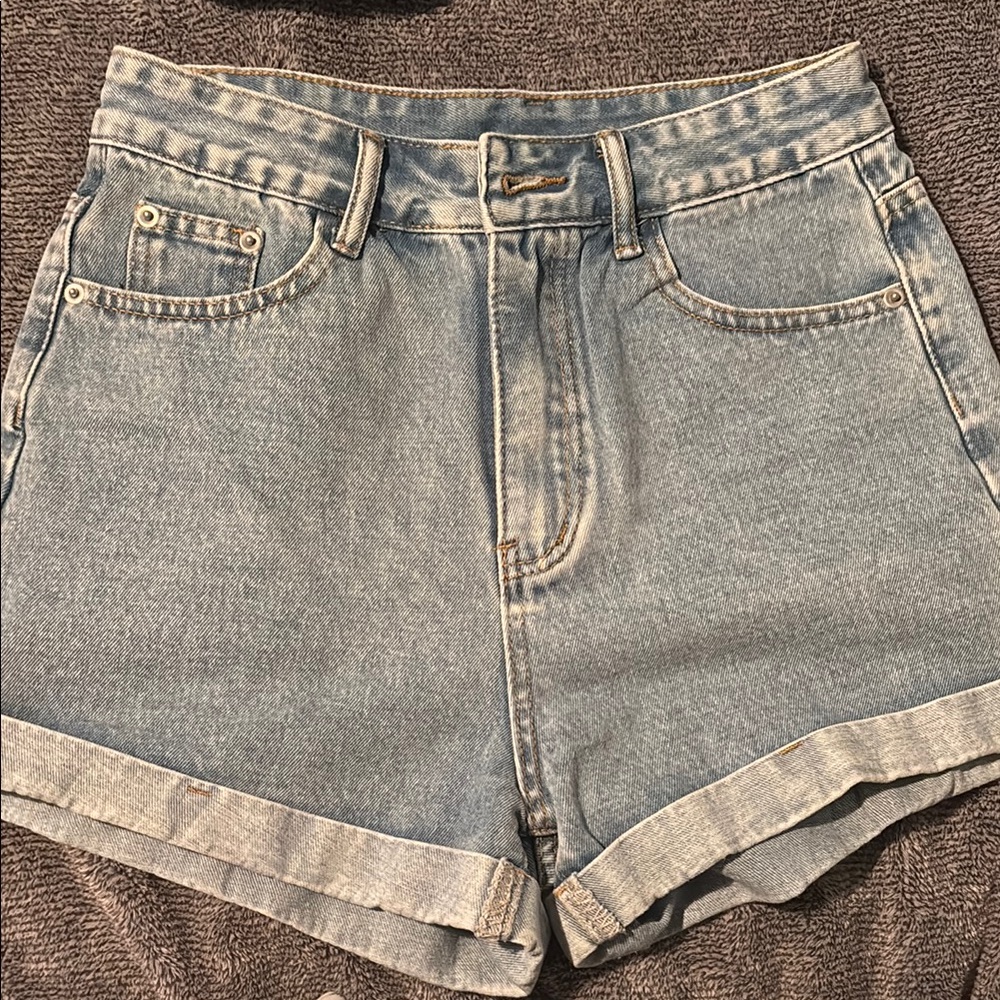 SHEIN Light Blue Jean Shorts